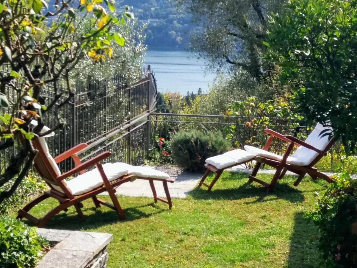 Casa Intignano - Camera Con Bagno E Portico Vista Lago Tremezzo Luaran gambar