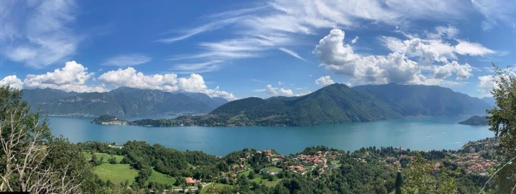 Casa Intignano - Camera Con Bagno E Portico Vista Lago Tremezzo Luaran gambar